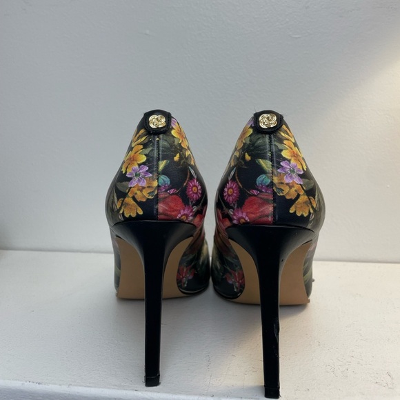 Elliot Lucca Catalina Floral Printed Pump Heels 7.5 - Picture 3 of 8
